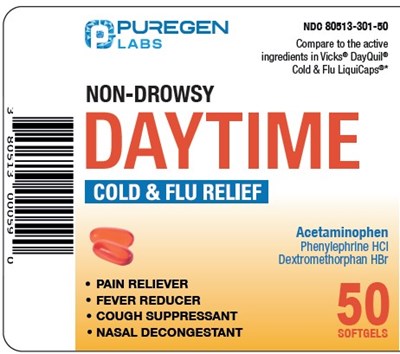 Pdp (01b Lbl (pdp) Non Drowsy Daytime Cold Flu Relief 50softgels)